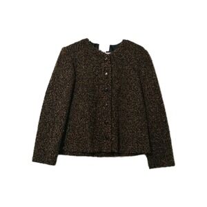 Women's Vintage Robyn Faune Medium Confetti "tweed like" Blazer Top
